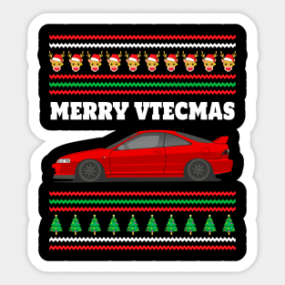 Merry Vtecmas Red Integra Sticker